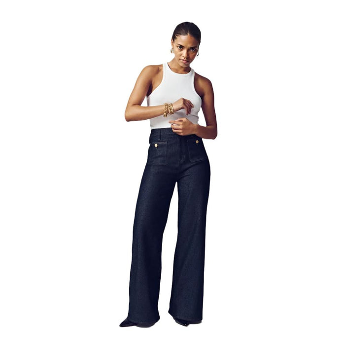 Wide Trousers With Nautical Detailing