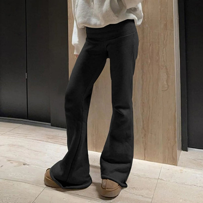 Slim Low Flare Pants