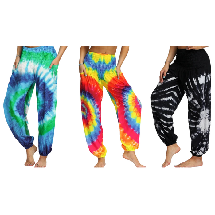 Tie-Dye Harem Pants