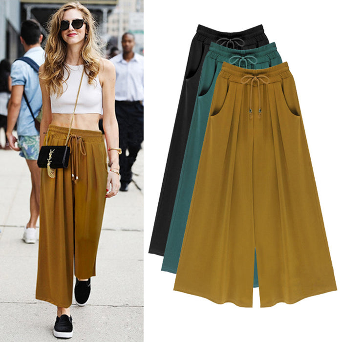 Women's Slacks Wide Leg Pants