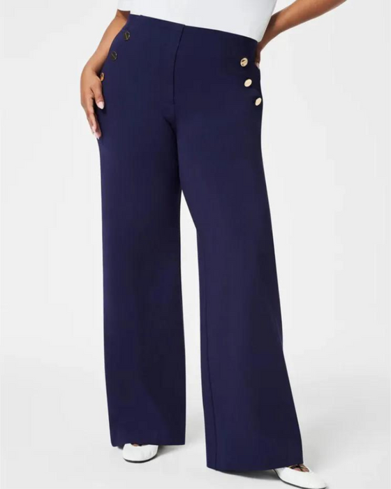 High Rise Wide Length Control Pants